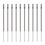 Black Plastic Post - 0.50m + 0.20m spike | Pack of 10