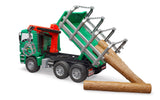 MAN Timber truck with loading crane