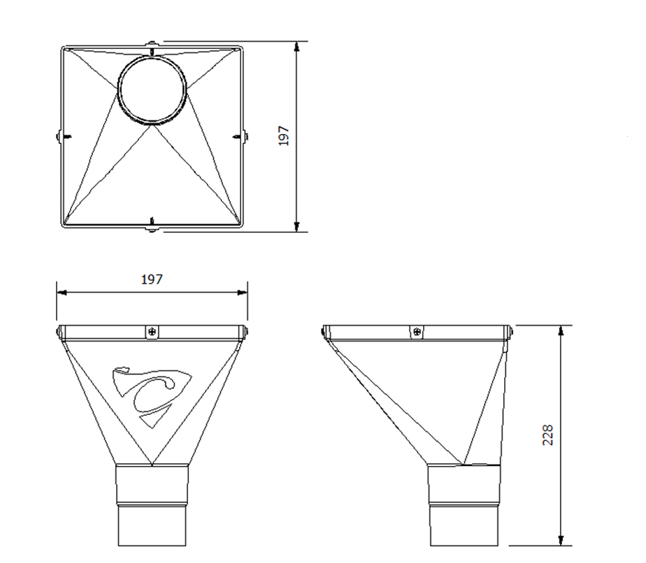 Final Outlet Spout - Collinson Offset Outlet