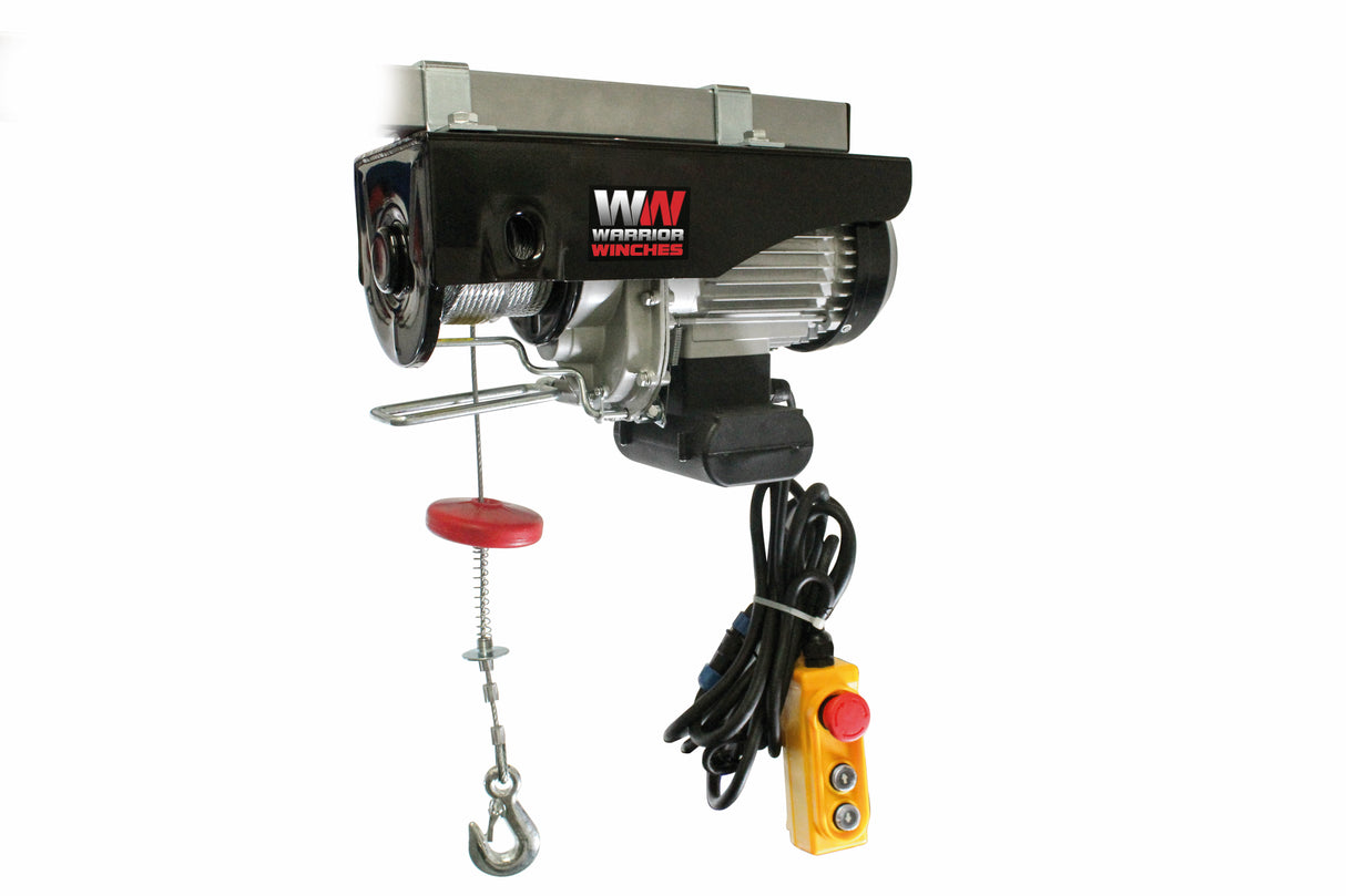 250/500kg Warrior Electric Hoist - Ideal for lifting Heaters, Drinkers or short Pan Line