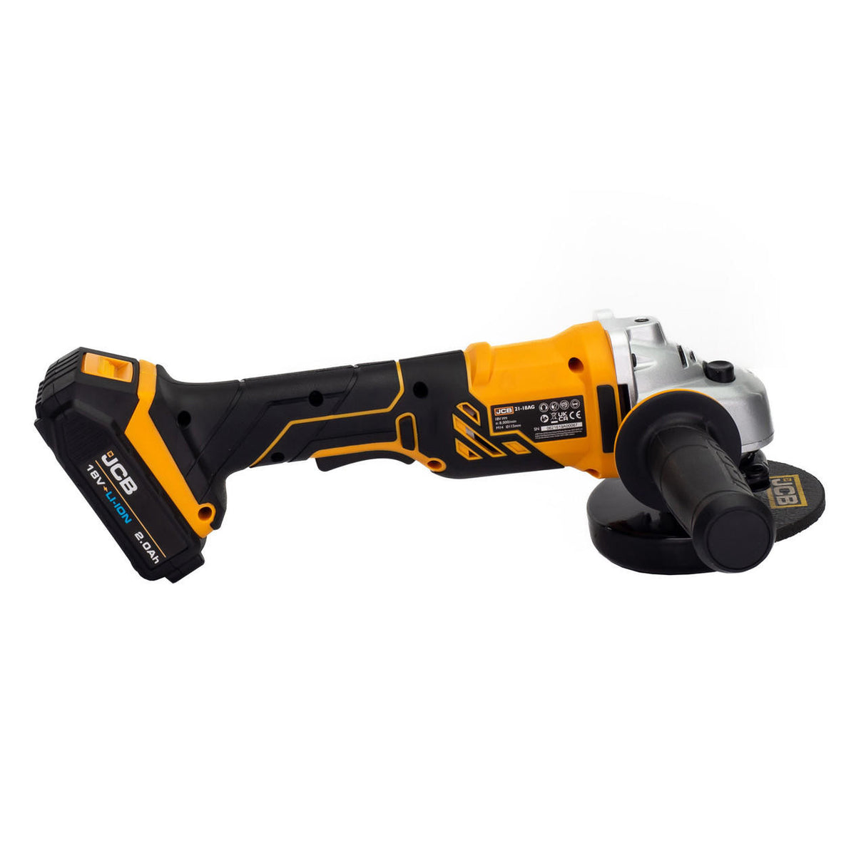 jcb-18v-battery-angle-grinder-with-2x-2-0ah-lithium-ion-battery-and-2-4a-charger-jcb-18ag-2-v2