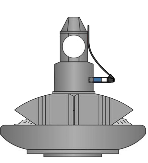 DOL 26 (105207) Proximity Switch SMOOTH SIDED ANGLED 18mm dia, with 0-60 second delay. (20-230VAC) 2 wire