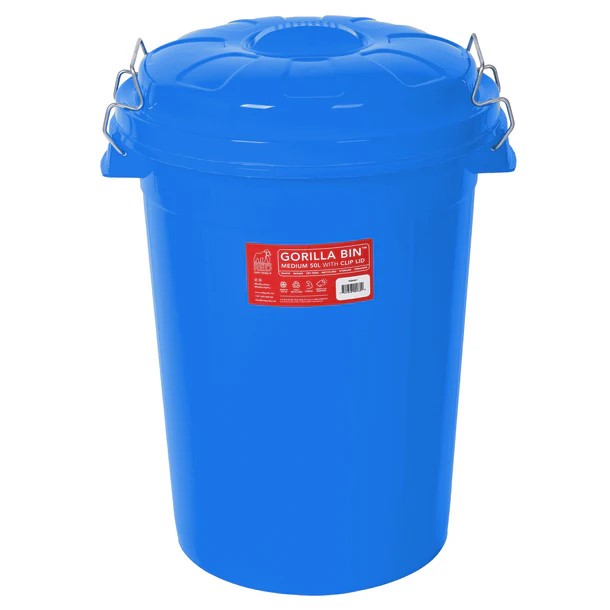 Gorilla Bins™  50lt with clip tight lid