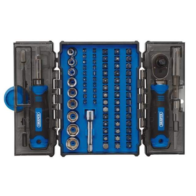 Draper Ratchet & Screwdriver Bit Set (78 Piece)