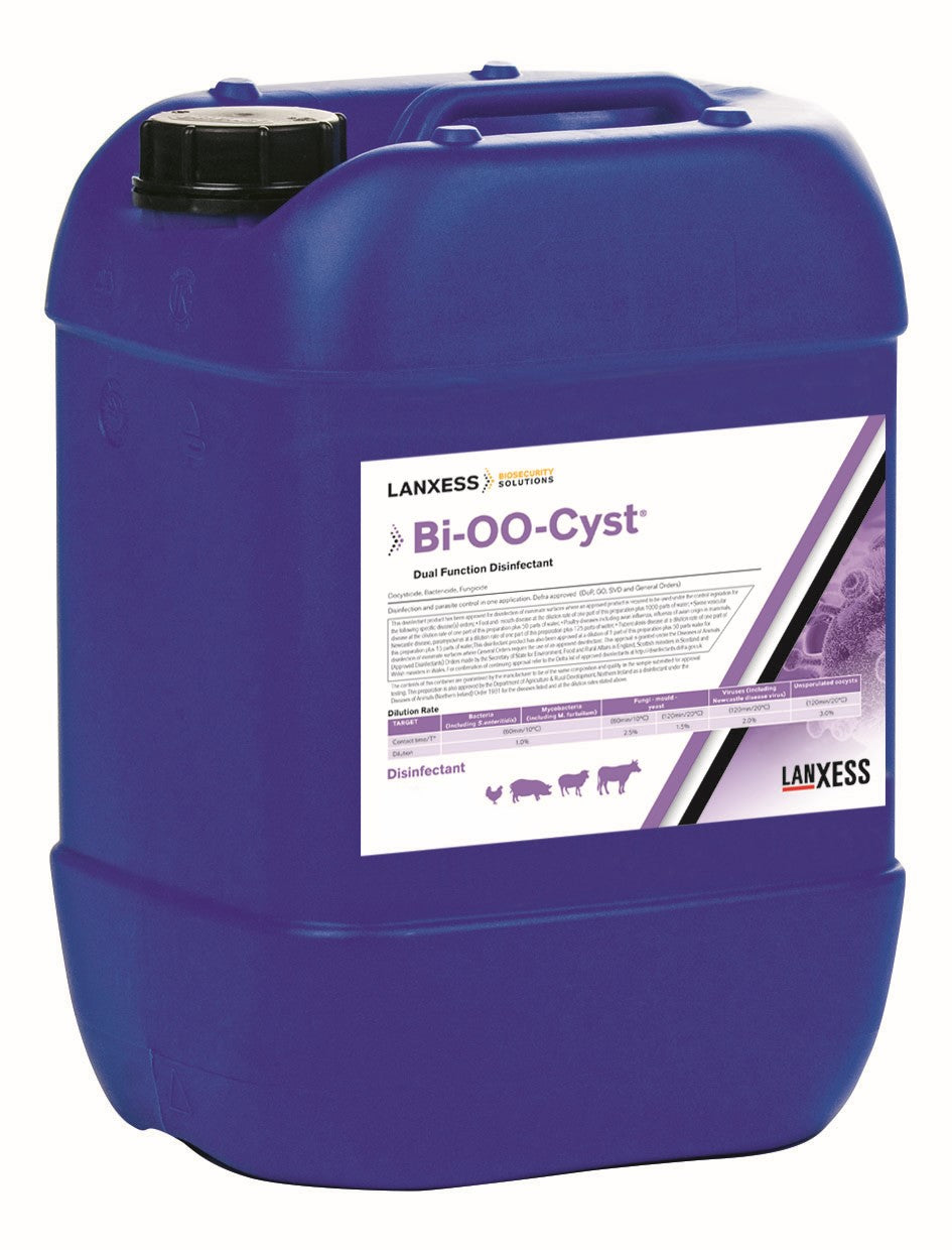 Bi-OO-Cyst Disinfectant and Coccidiosis Control - 25lt