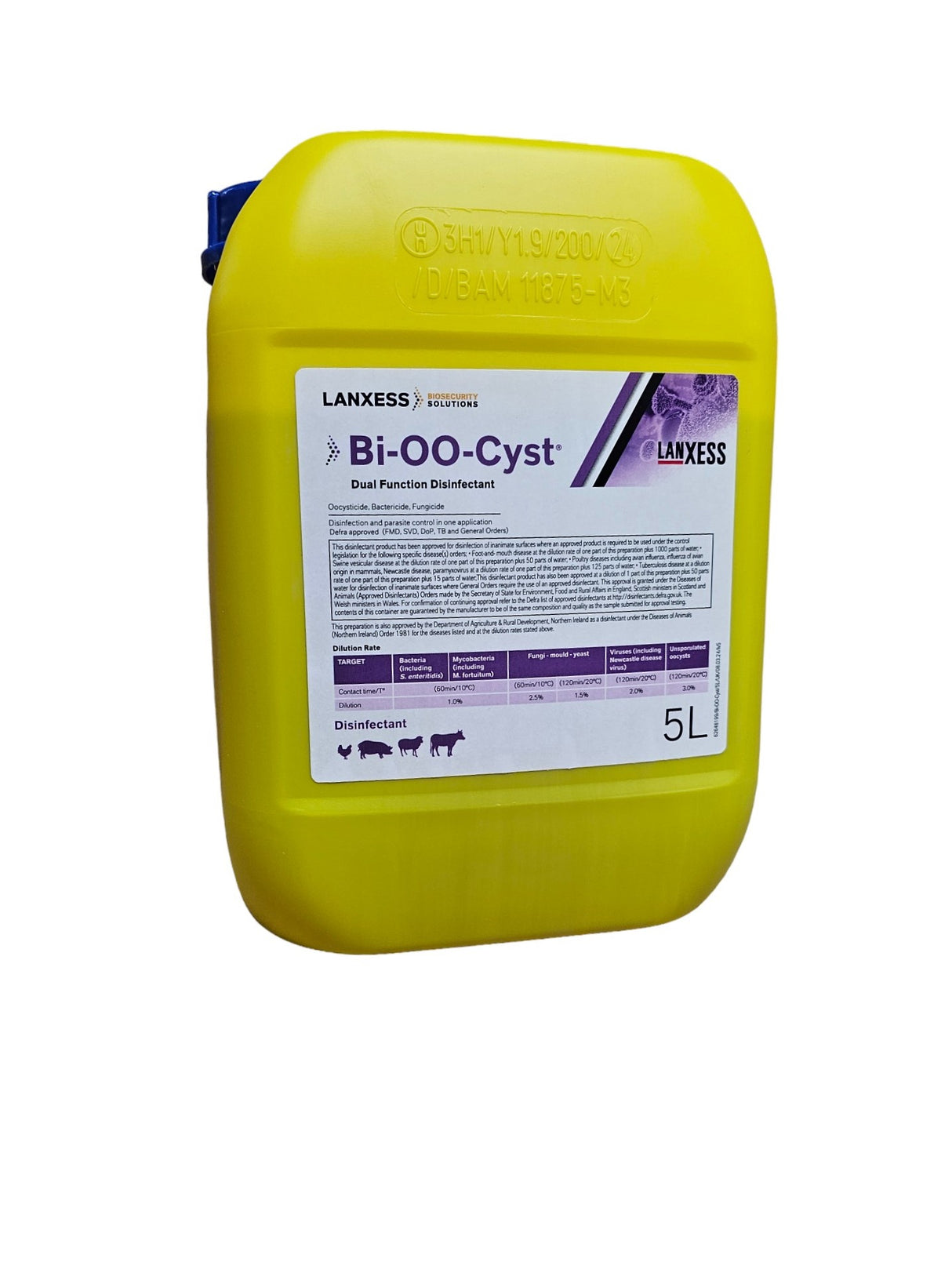 Bi-OO-Cyst Disinfectant and Coccidiosis Control - 5lt