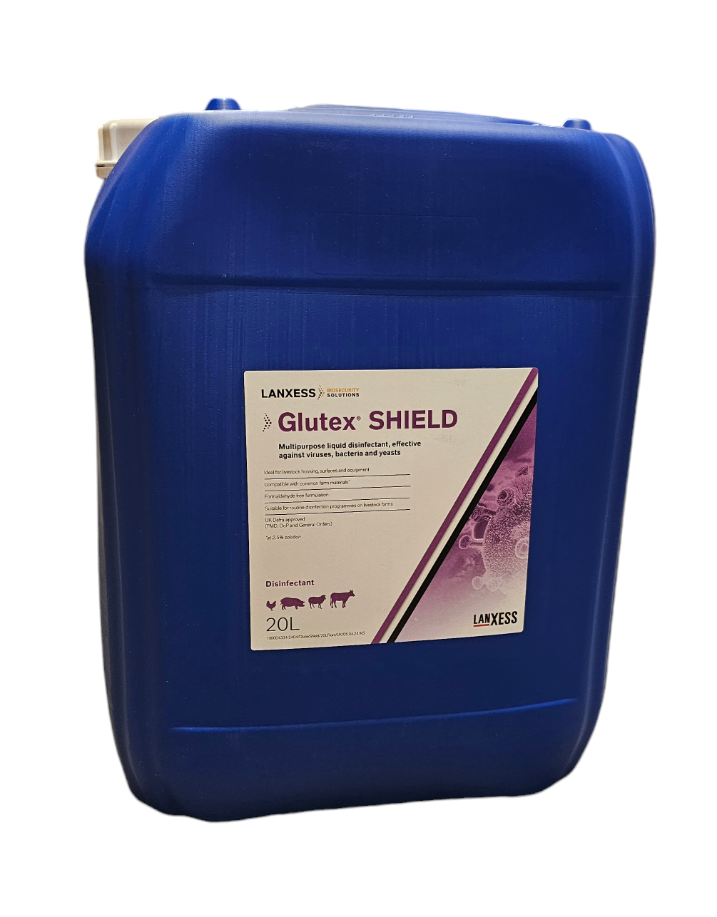 Glutex Shield Foaming Disinfectant - 20lt