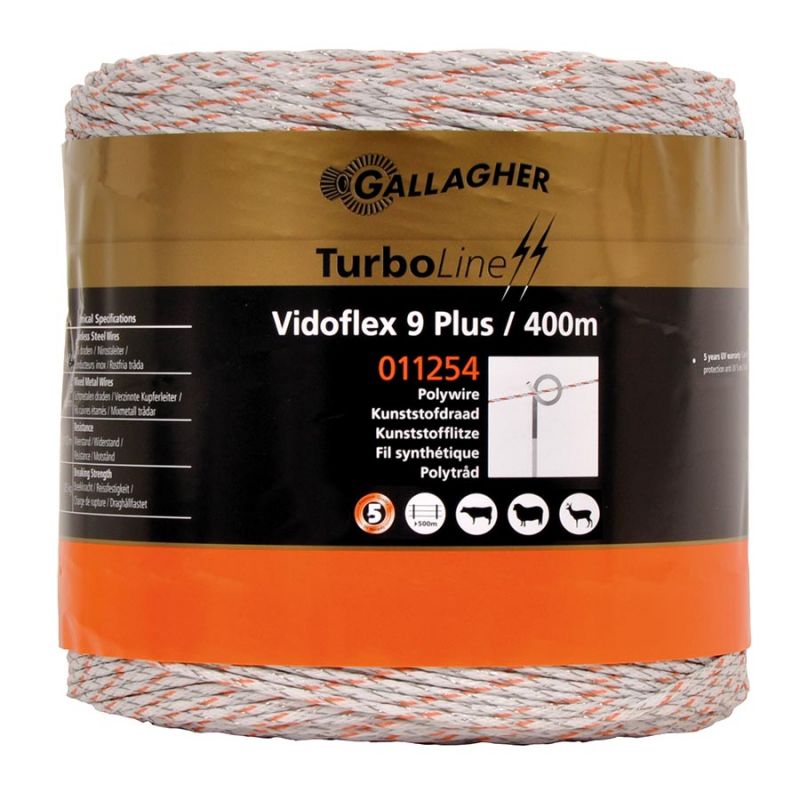 Vidoflex 9 TurboLine Plus  - White, 400metre | ST |