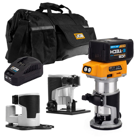 jcb-18v-b-l-router-with-3x-bases-trimmer-offset-incline-5-0ah-lithium-ion-battery-and-charger-in-20-kit-bag-21-18rtkit-5x-b