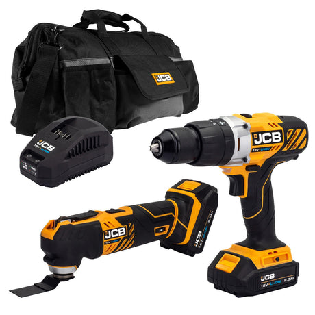 jcb-18v-combi-drill-multi-tool-kit-2x-2-0ah-lithium-ion-batteries-and-charger-in-20-kit-bag-21-18mtcd-2