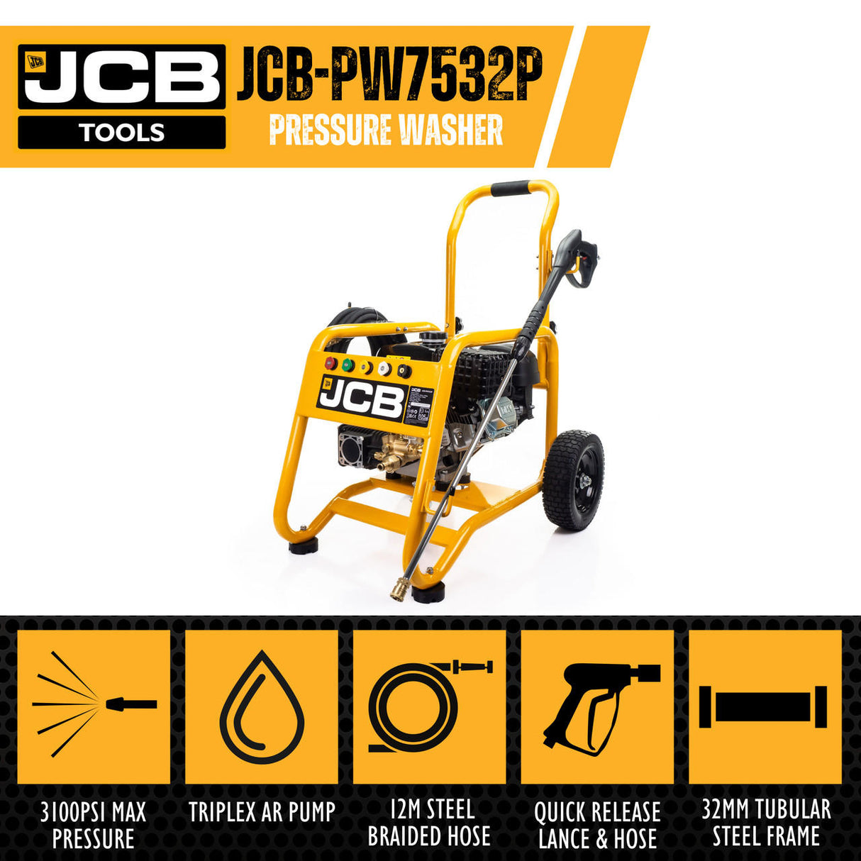 jcb-petrol-pressure-washer-3100psi-213bar-7-5hp-jcb-engine-triplex-ar-pump-10-7l-min-flow-rate-jcb-pw7532p