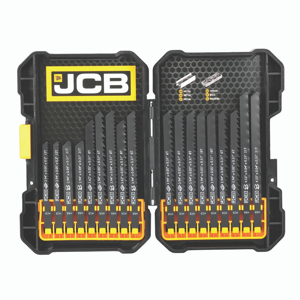 JCB 18 Piece Jigsaw Blade Kit | JCB-PTA-JS18