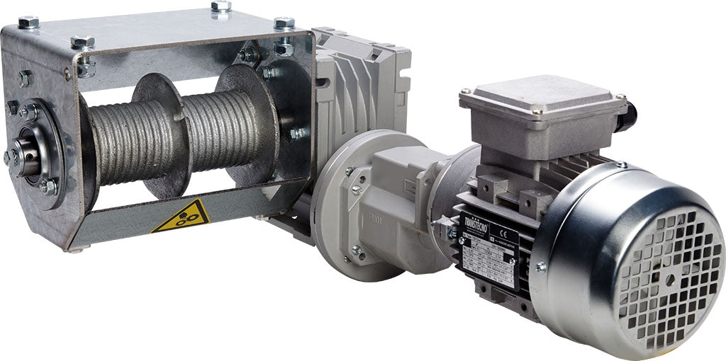 Single Line Power Winch & Drum - Single Phase