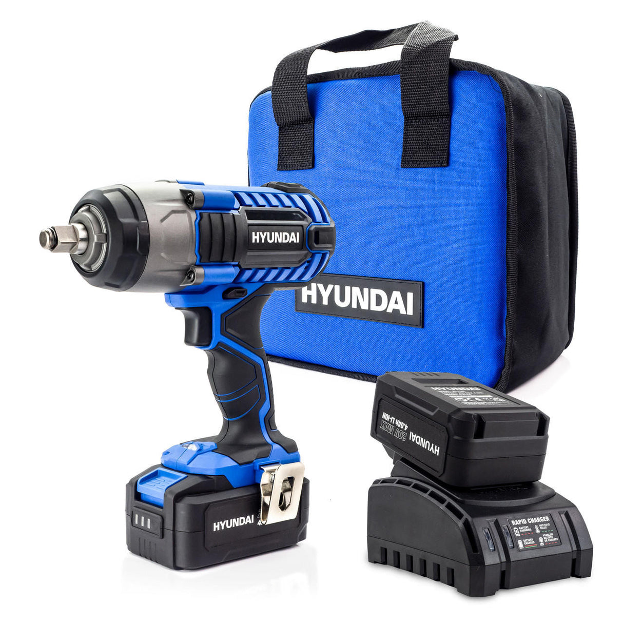 Hyundai 20V MAX 350Nm Li-Ion Cordless 4Ah Impact Wrench | HY2178