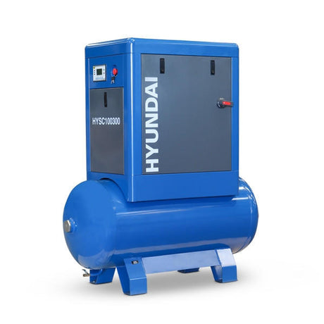 Hyundai 10hp 300 Litre Screw Compressor | HYSC100300