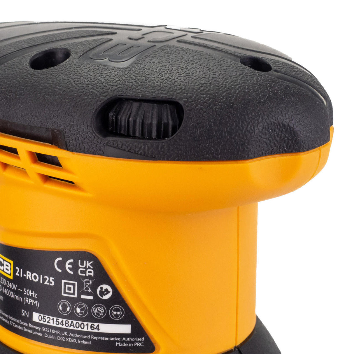 JCB Corded Electric Random Orbital Sander 125mm 240W | 21-RO125