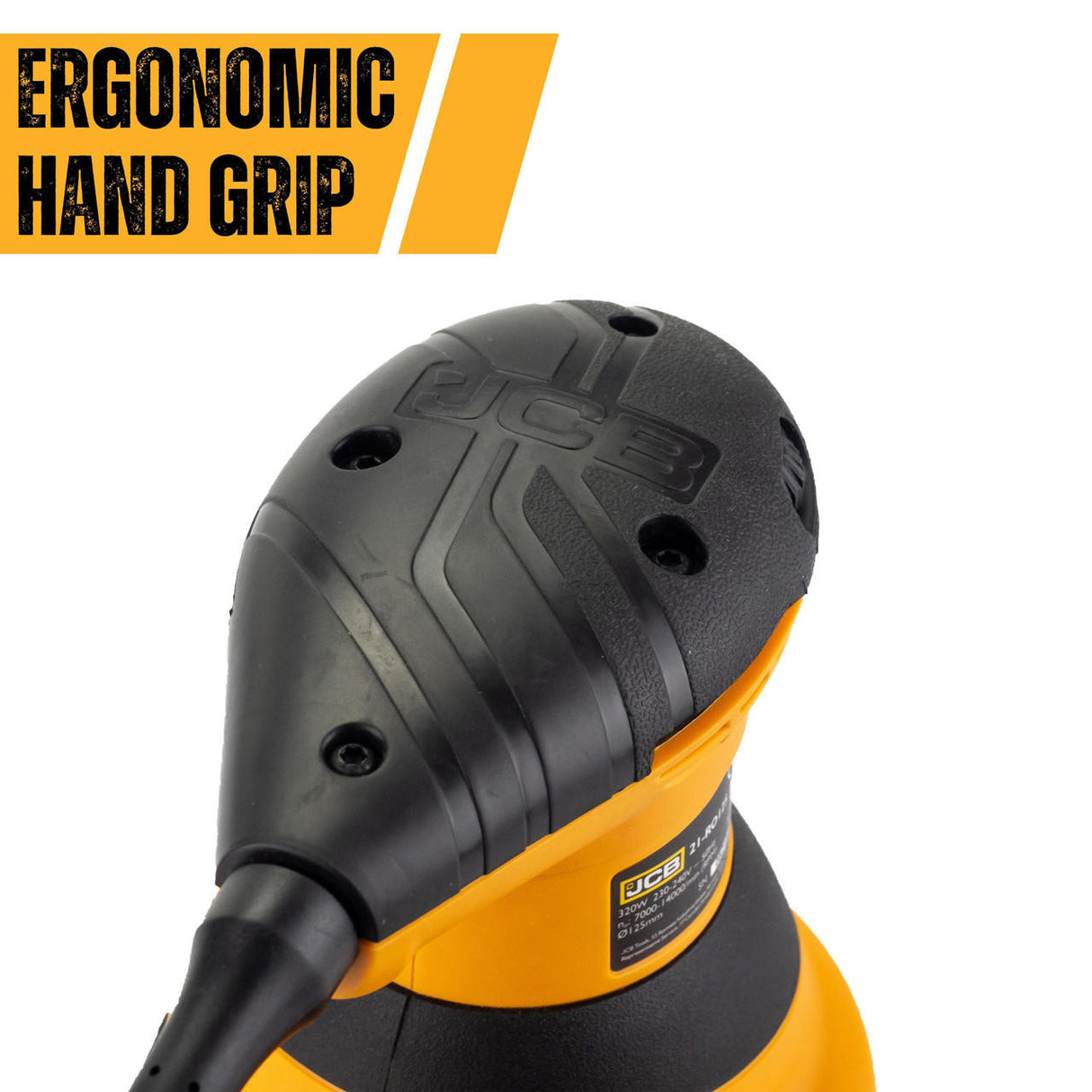 JCB Corded Electric Random Orbital Sander 125mm 240W | 21-RO125