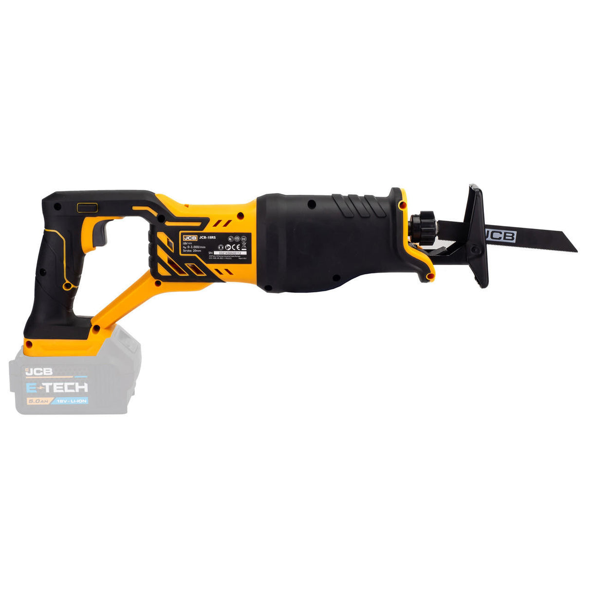 JCB 18V Battery Reciprocating Saw (Bare Unit) | 21-18RS-B