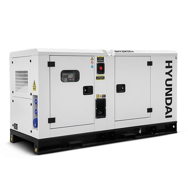  Hyundai 28kW/35kVA Single Phase Diesel Generator | DHY28KSEm 