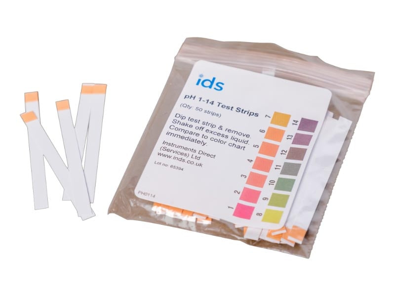 pH Test Strip (Pack of 50) 1-14 pH