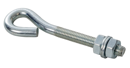 Eye Bolt 100mm x 10mm Zinc Plated