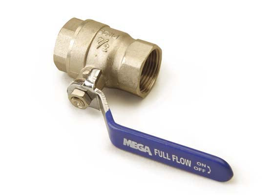 ¾" x ¾"  Brass Ball Valve, Female thread x Female thread