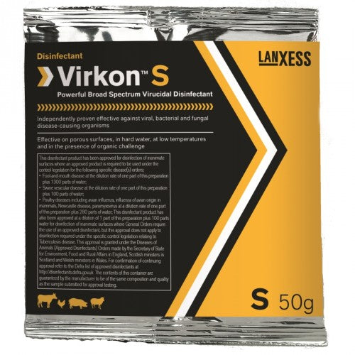 Virkon S - 1 x 50g Sachet