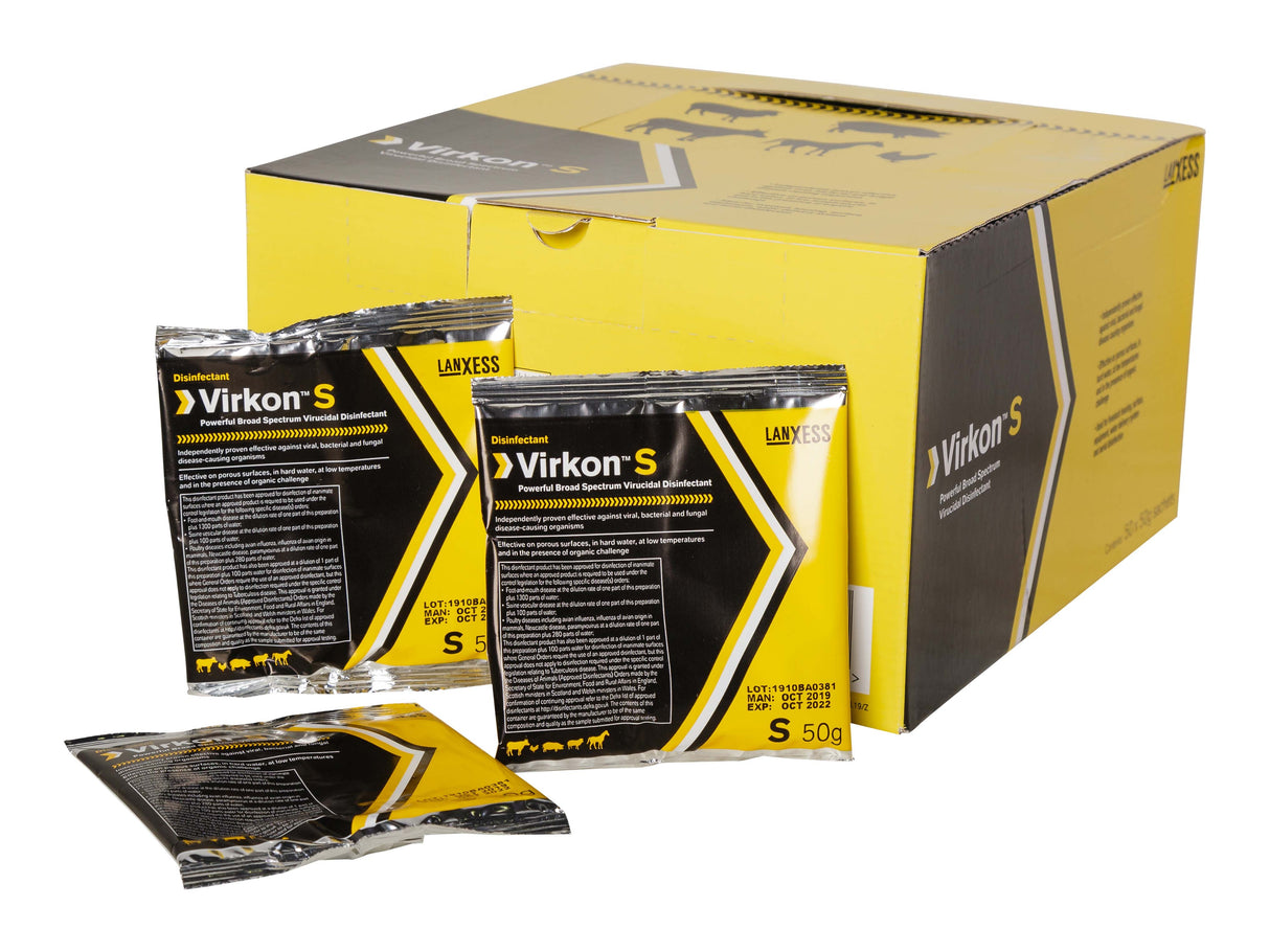 Virkon S | 50 x 50g Sachets