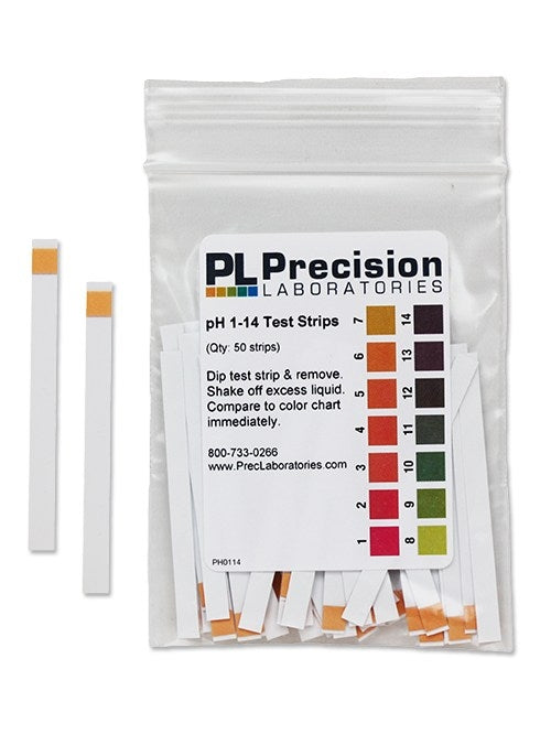 pH Test Strip (Pack of 50) 1-14 pH